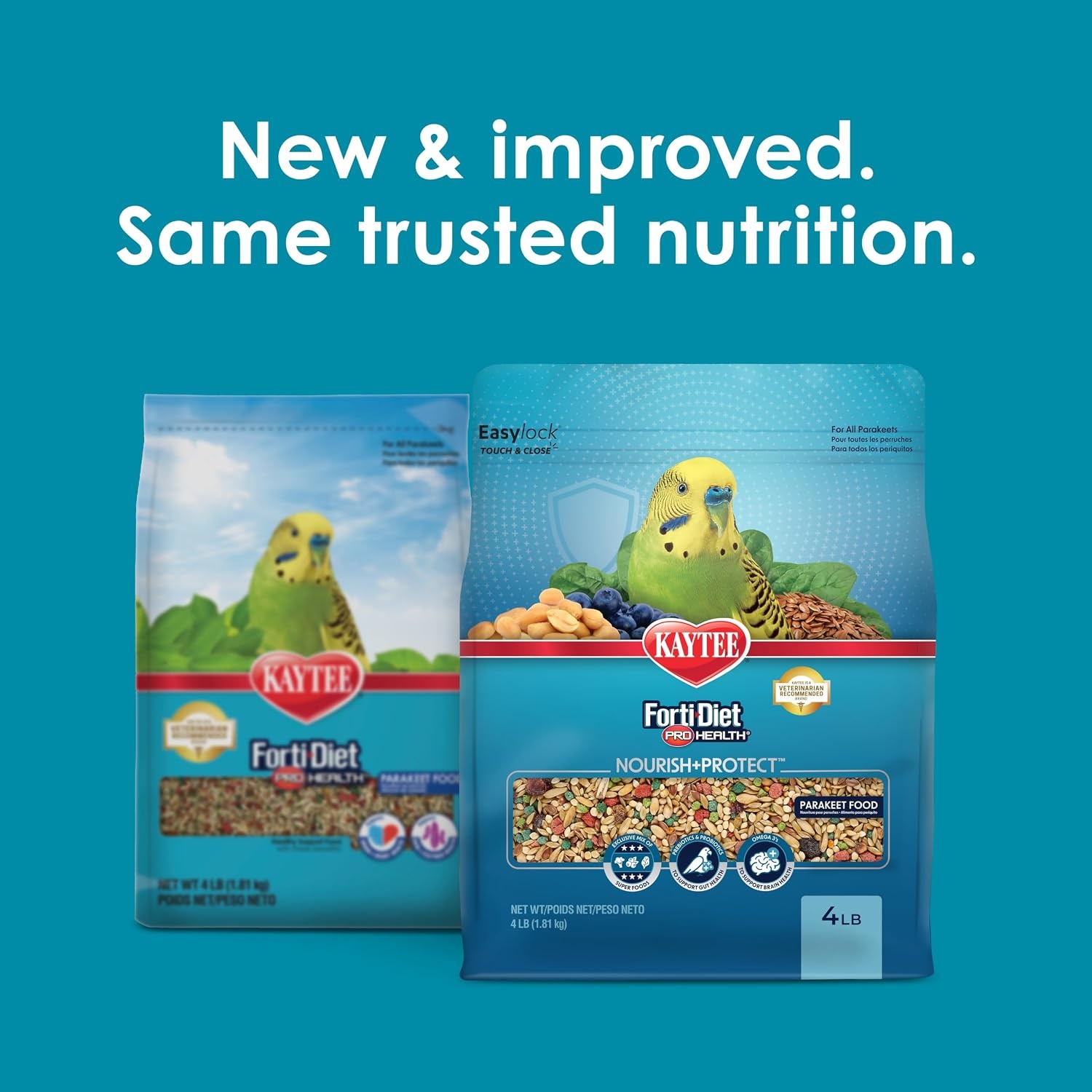 image:imageKaytee FortiDiet Pro Health NourishProtect Parakeet Food 4 Pounds64 Ounce Pack of 1