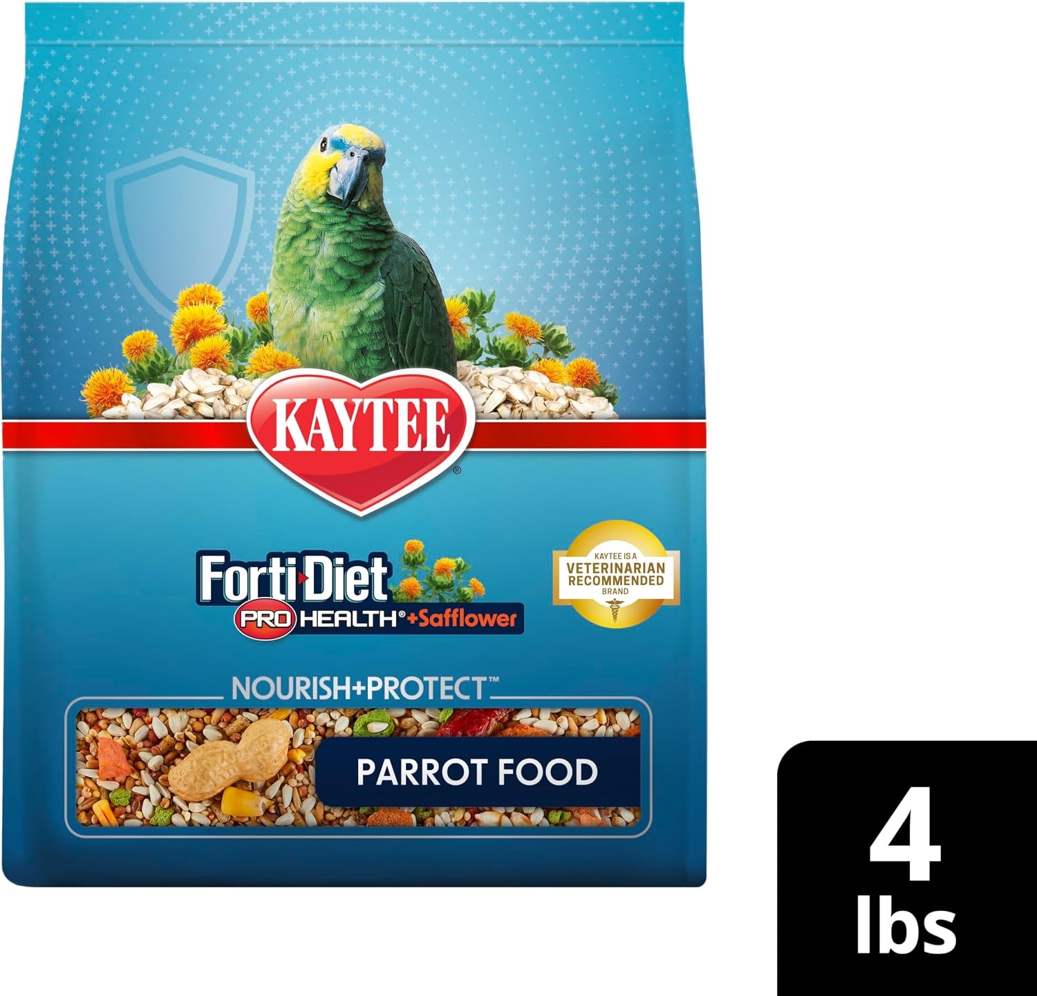 image:imageKaytee FortiDiet Pro HealthSafflower Parrot Food 4 Pounds4 Pound Pack of 1