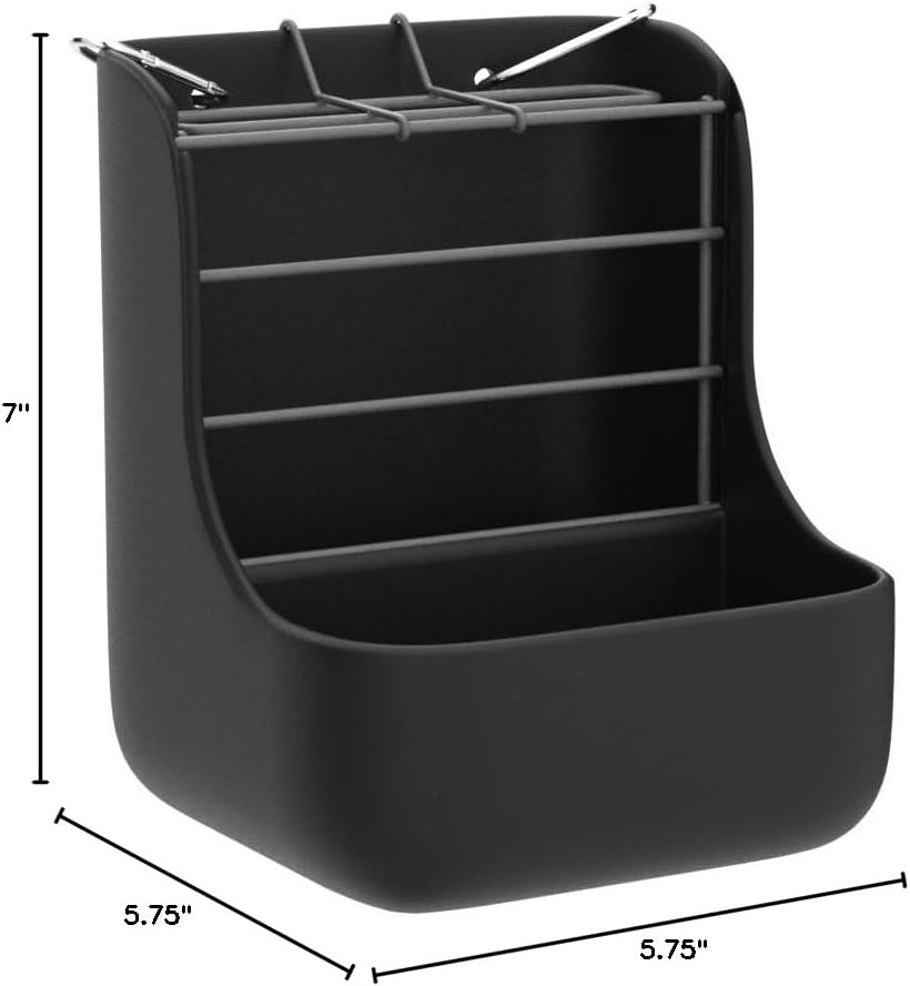 image:imageKaytee Hay amp Food Bin Feeder With Quick Locks For Pet Rabbits Chinchillas Guinea Pigs and Other Small Animals575 inches x 6 inches x 7 inches Pack of 1