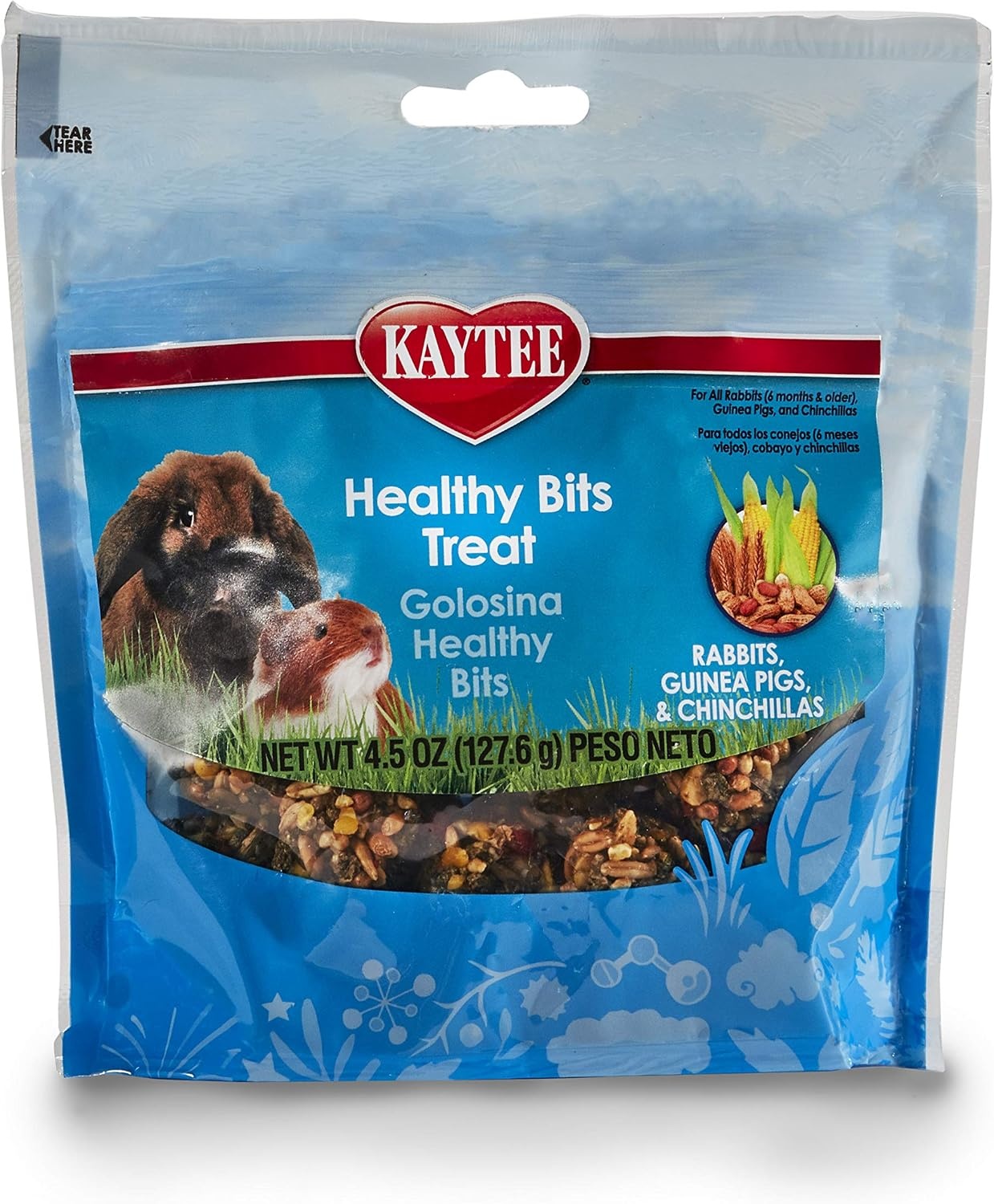 image:imageKaytee Healthy Bits Treat for Rabbit Guinea Pig 45 Oz45 Ounce Pack of 6