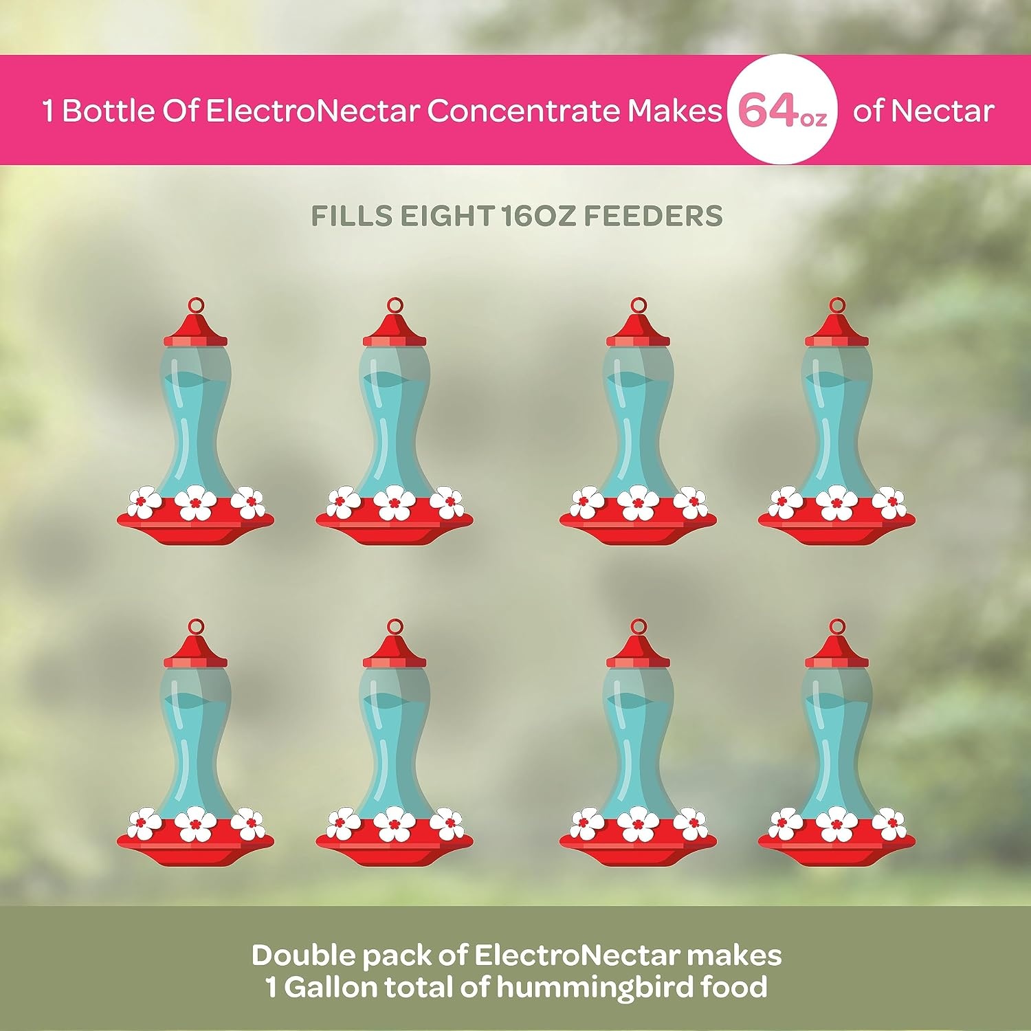 image:imageKaytee Hummingbird ElectroNectar Wild Bird Food Ready to Use 64 Ounces16 Fl Oz Pack of 4