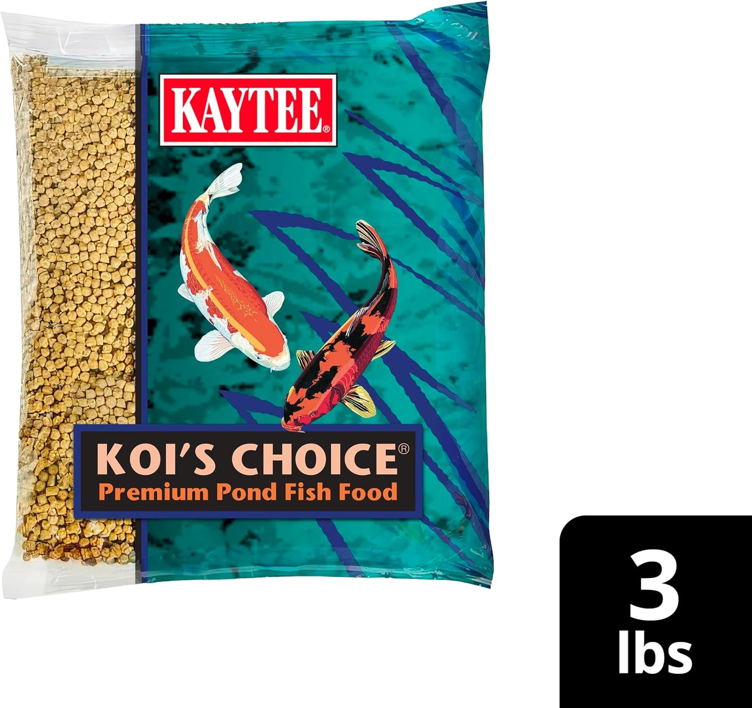 image:imageKaytee Kois Choice Floating Fish Food for Koi Goldfish amp Pond Fish3 Pound Pack of 1