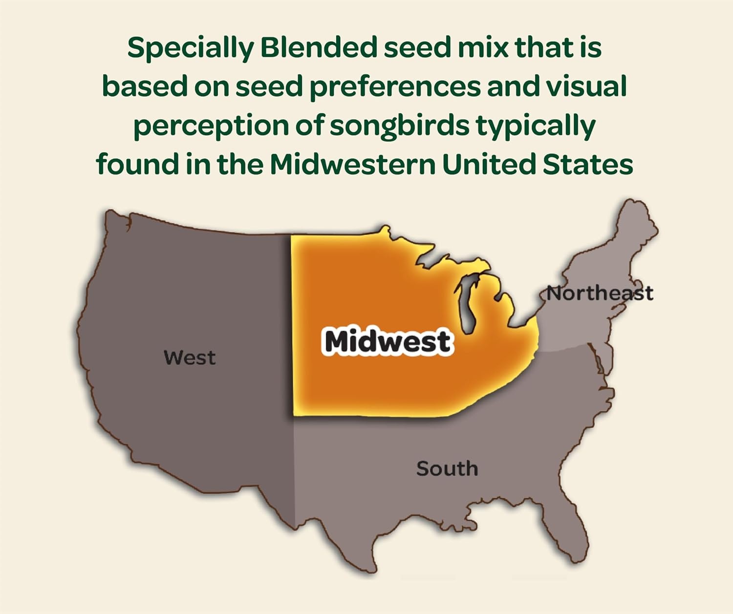 image:imageKaytee Midwest Regional Wild Bird Food 7 Pound14 Pound Pack of 1