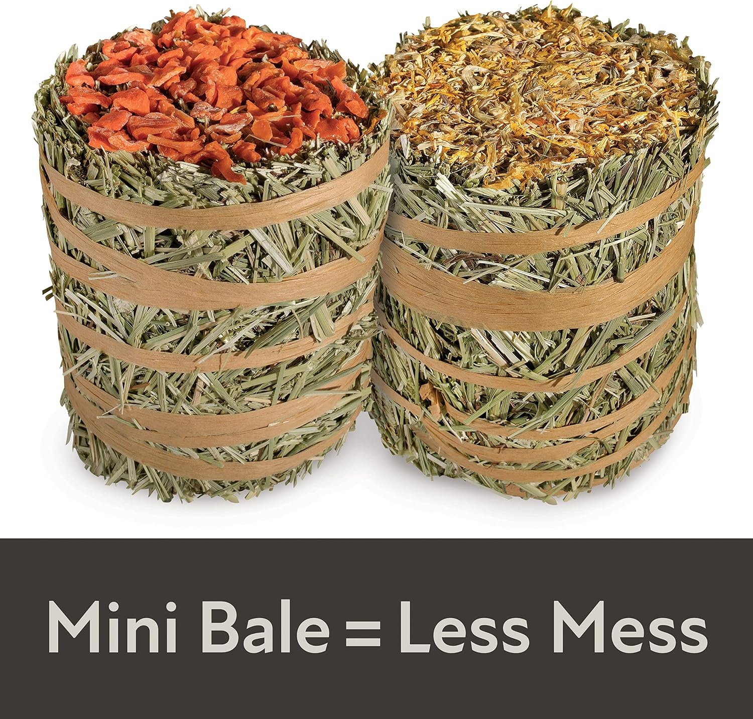 image:imageKaytee Mini Hay Bales Carrot and Marigold 2 Pack 7 OuncesCarrot and Marigold