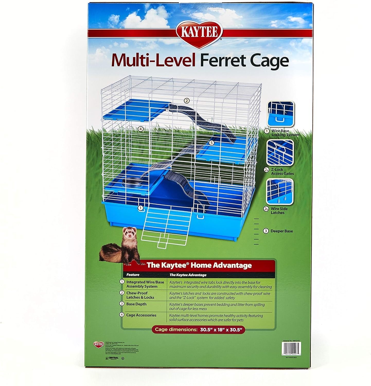 image:imageKaytee My First Home MultiLevel Habitat for Pet FerretsHabitat