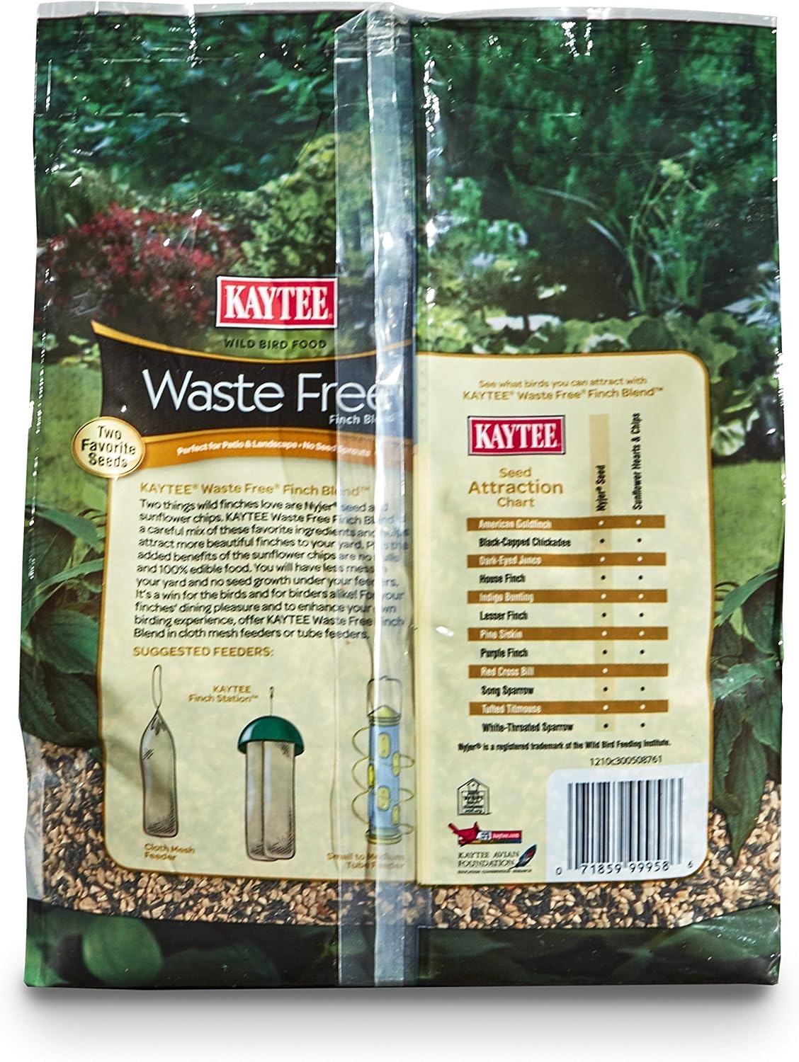 image:imageKaytee No Mess Finch Seed and Nyjer Blend Attracts Goldfinches Chickadees Junos Finches and Other Wild Birds 8 Pounds45 Pound Pack of 1