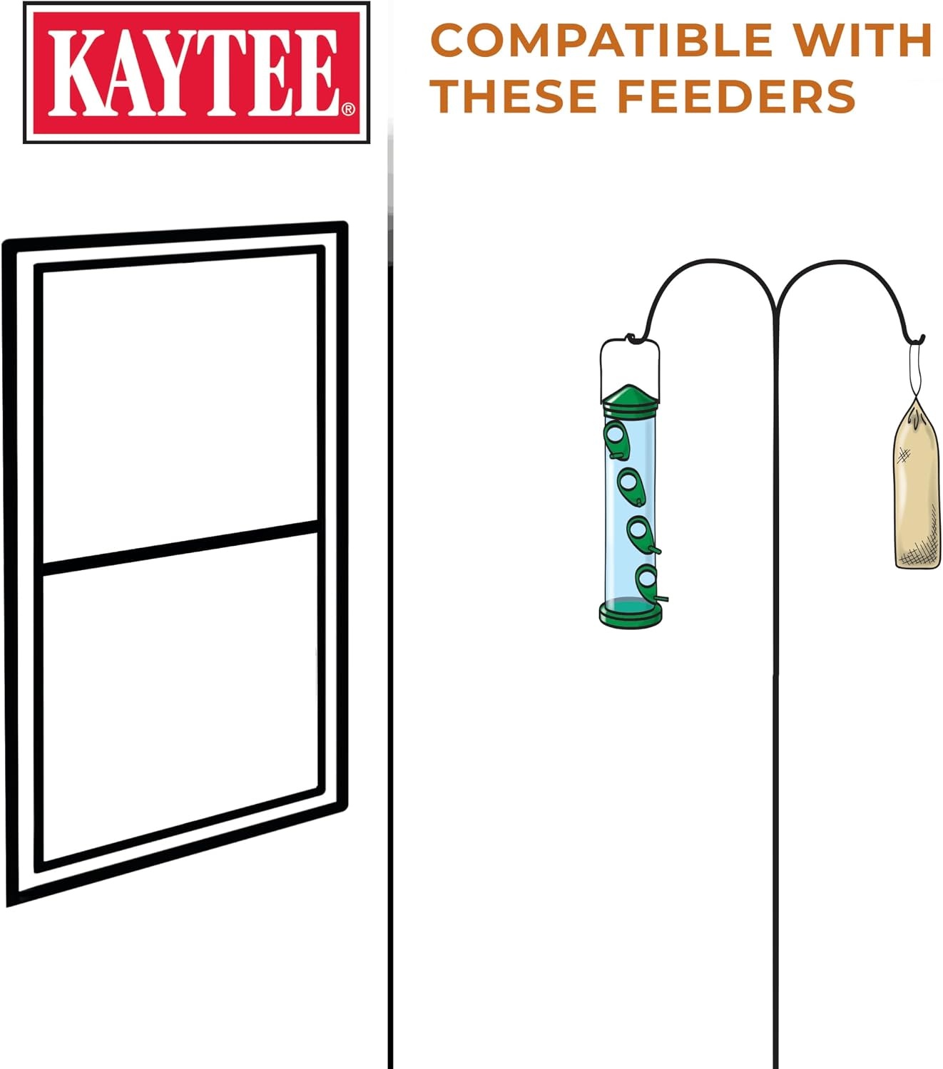 image:imageKaytee No Mess Finch Seed and Nyjer Blend Attracts Goldfinches Chickadees Junos Finches and Other Wild Birds 8 Pounds8 Pound Pack of 1
