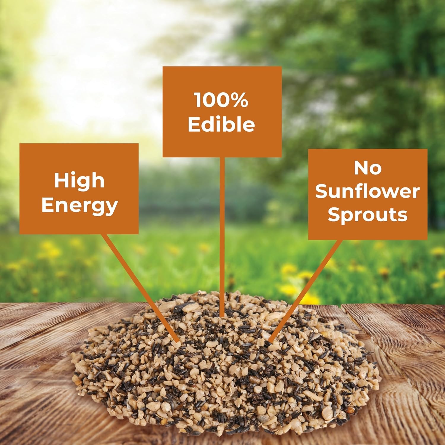 image:imageKaytee No Mess Finch Seed and Nyjer Blend Attracts Goldfinches Chickadees Junos Finches and Other Wild Birds 8 Pounds8 Pound Pack of 1
