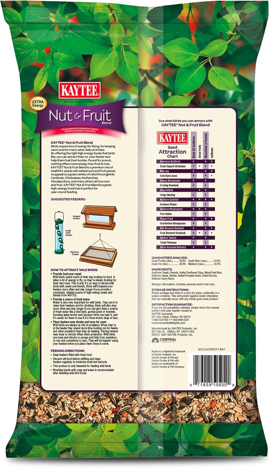image:imageKaytee Nut amp Fruit Wild Bird Seed 5 lb5 Pound Pack of 1