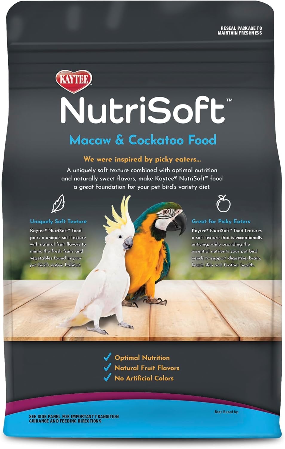 image:imageKaytee NutriSoft Pet Parakeet amp Cockatiel Bird Food 2 lbMacawCockatoo