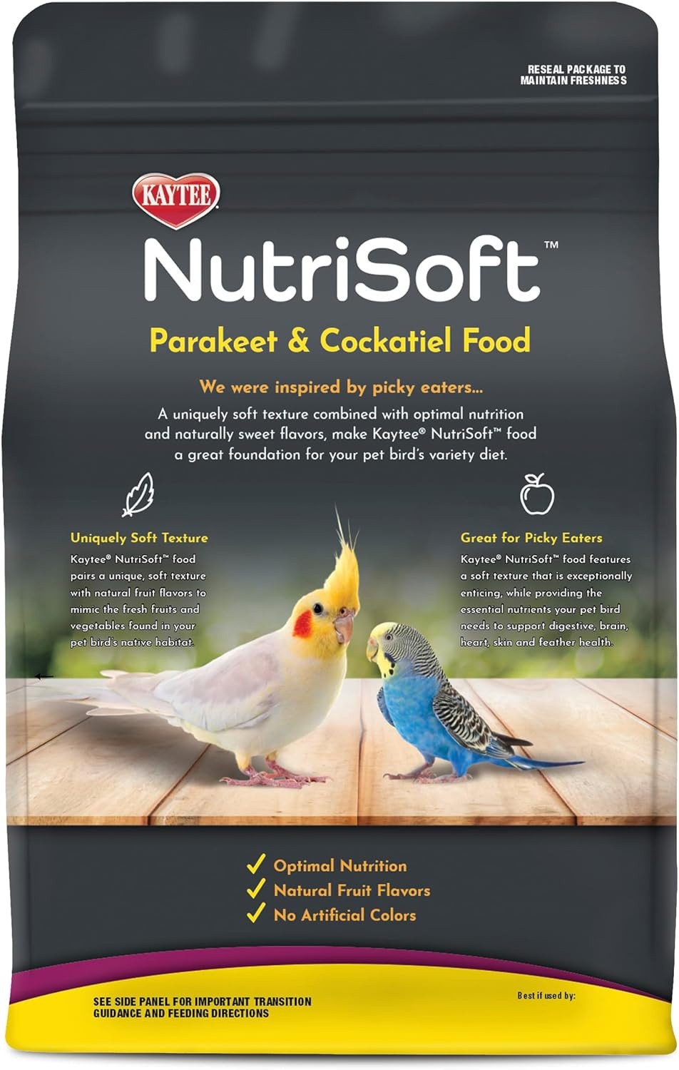 image:imageKaytee NutriSoft Pet Parakeet amp Cockatiel Bird Food 2 lbParakeetCockatiel