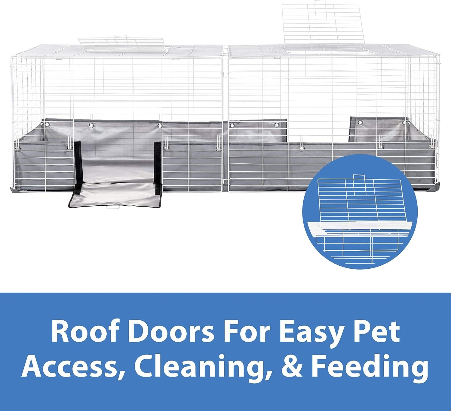 image:imageKaytee Open Living Pet Guinea Pig or Rabbit Habitat Replacement Liner 48 x 24480L x 240W x 02H