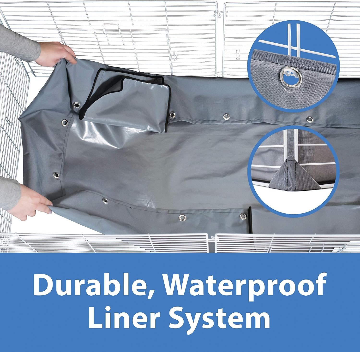 image:imageKaytee Open Living Pet Guinea Pig or Rabbit Habitat Replacement Liner 48 x 24480L x 240W x 190H