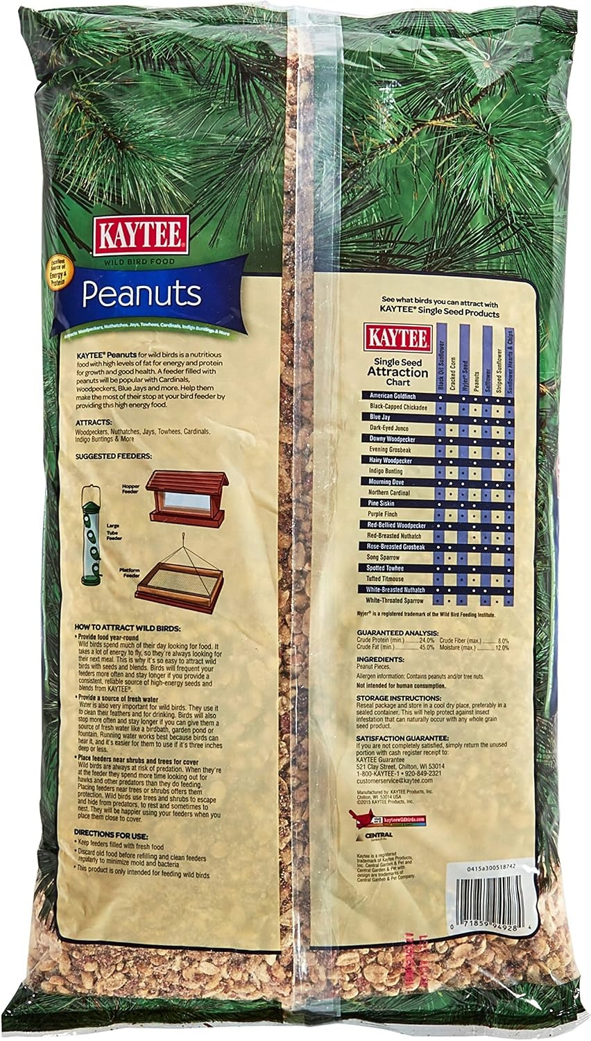 image:imageKaytee Peanuts Wild Bird Food High in Fat and Protein10 Pound Pack of 2