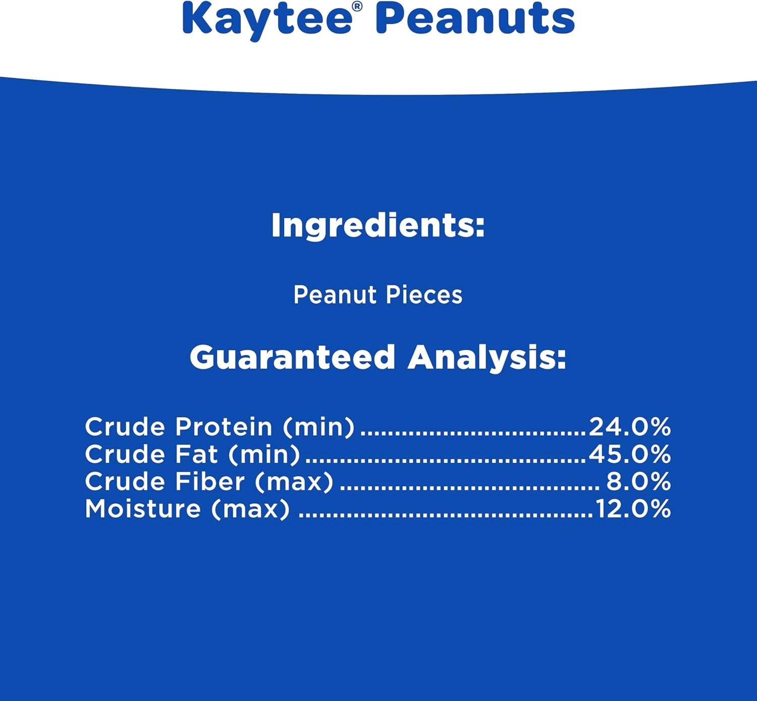 image:imageKaytee Peanuts Wild Bird Food High in Fat and Protein5 Pound Pack of 1