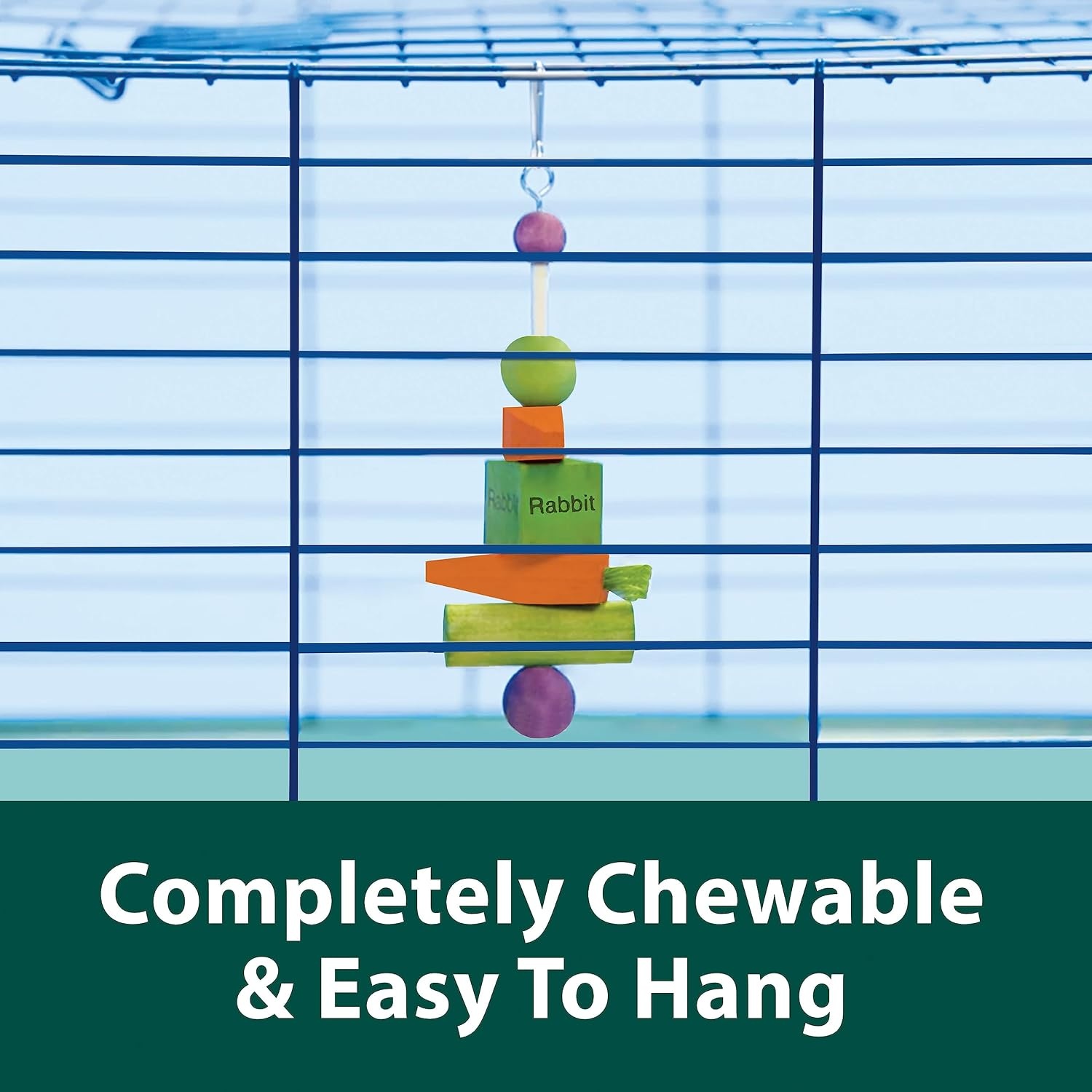 image:imageKaytee Perfect Chews Hanging Wood Chew Toy for Pet Rabbits and Other Small Animals1 Count Pack of 2