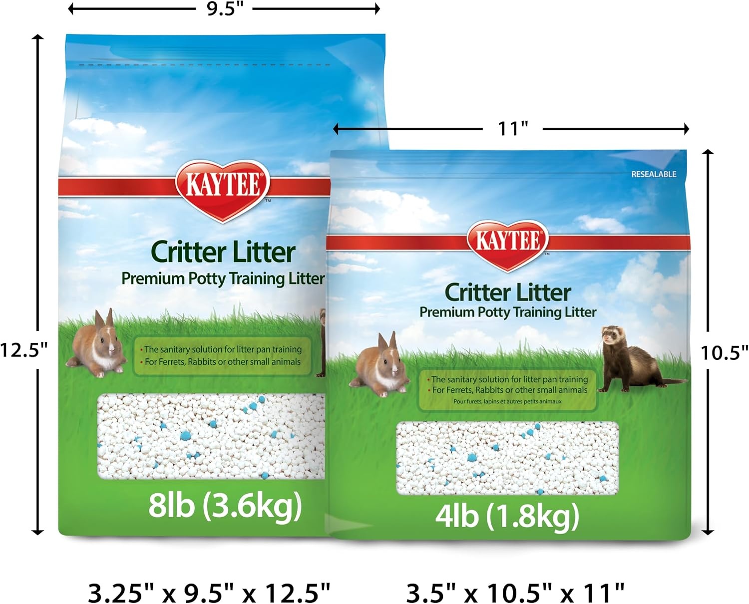 image:imageKaytee Premium Potty Training Critter Litter for Rabbits amp Ferrets 8 lb4 lb