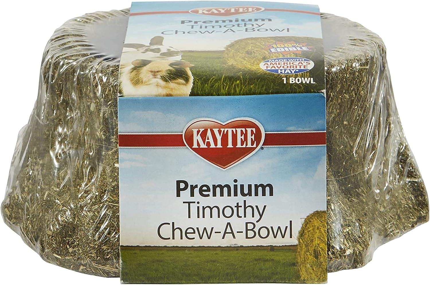 image:imageKaytee Premium Timothy Hay ChewABowl for Rabbits Guinea Pigs784 Ounce Pack of 1