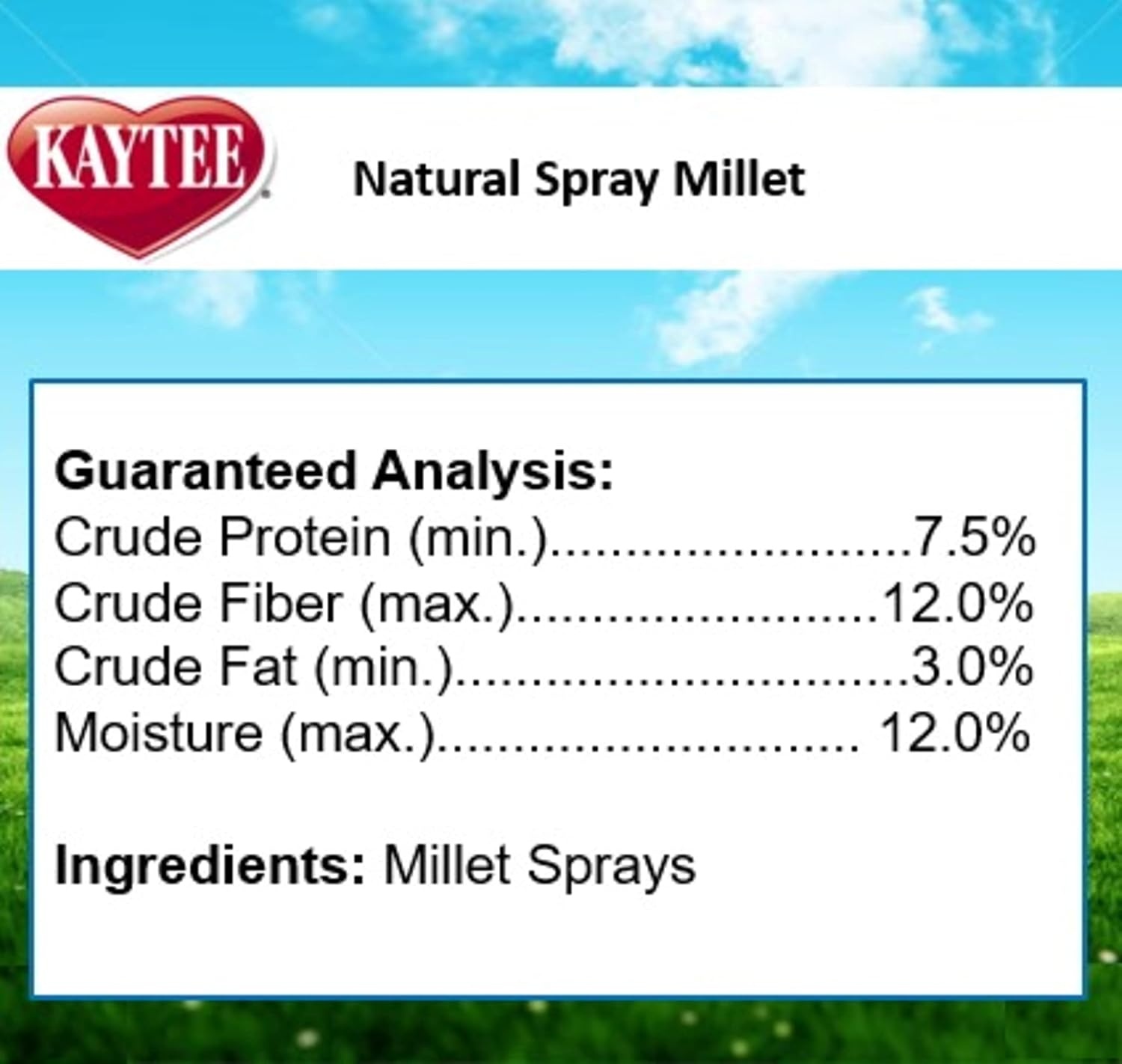 image:imageKaytee Spray Millet Treat for Pet Birds 7 oz7 Ounce Pack of 1