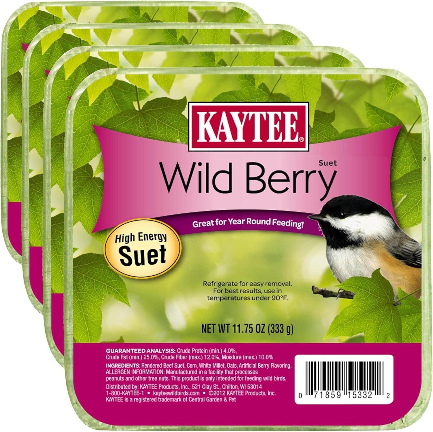 image:imageKaytee Suet amp Seed High Energy Mini Suet 1175 Ounces1175 Ounce Pack of 4