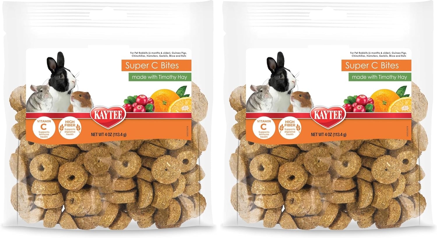image:imageKaytee Super C Bites Guinea Pig Treats Cranberry 15 PoundCranberry and Orange