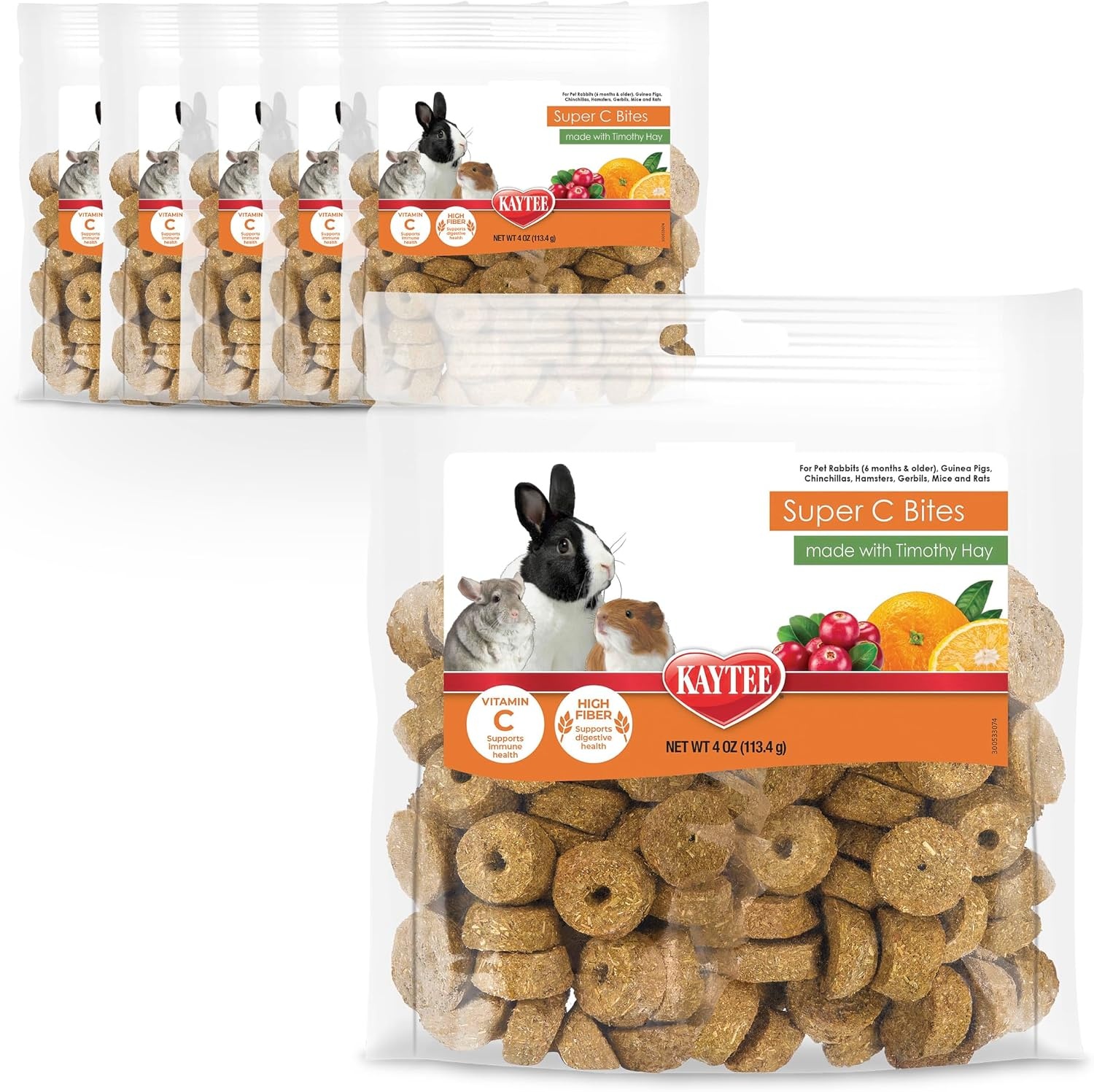 image:imageKaytee Super C Bites Guinea Pig Treats Cranberry 15 PoundCranberry and Orange