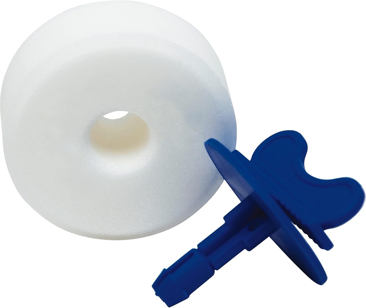image:imageKaytee Super Salt Savors with Holder Small Animal Salt Lick 258 oz White Mineral Block with Blue Mounting Bracket 3 Pack for Guinea Pigs Hamsters RabbitsOne Size