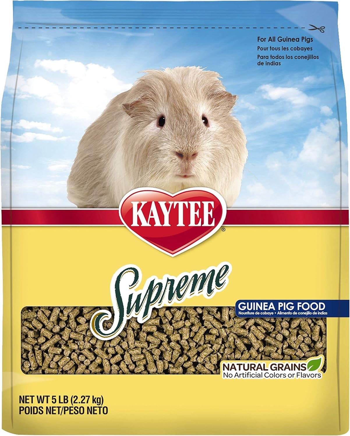 image:imageKaytee Supreme Guinea Pig Food Unflavored 5 Lb5 Pound Pack of 1