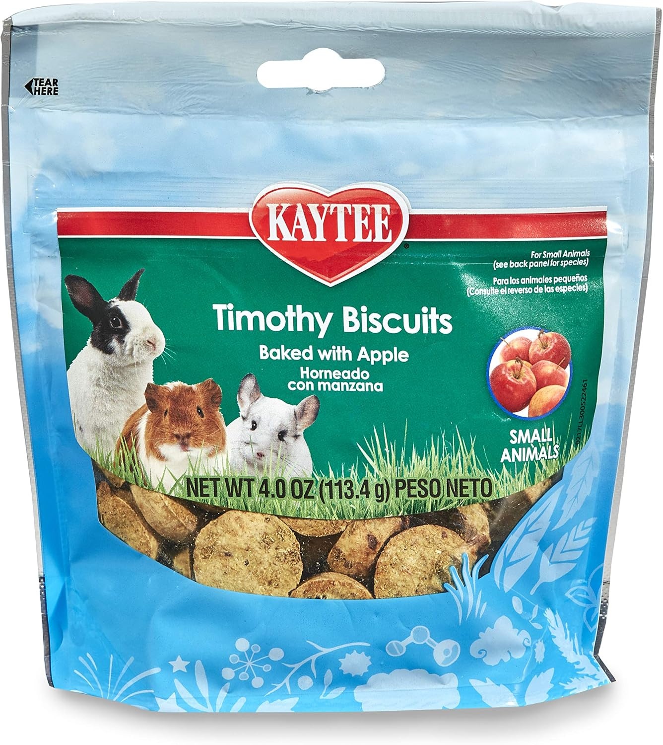 image:imageKaytee Timothy Biscuits Timothy Hay Bunny Treats for Rabbits 4 OzApple