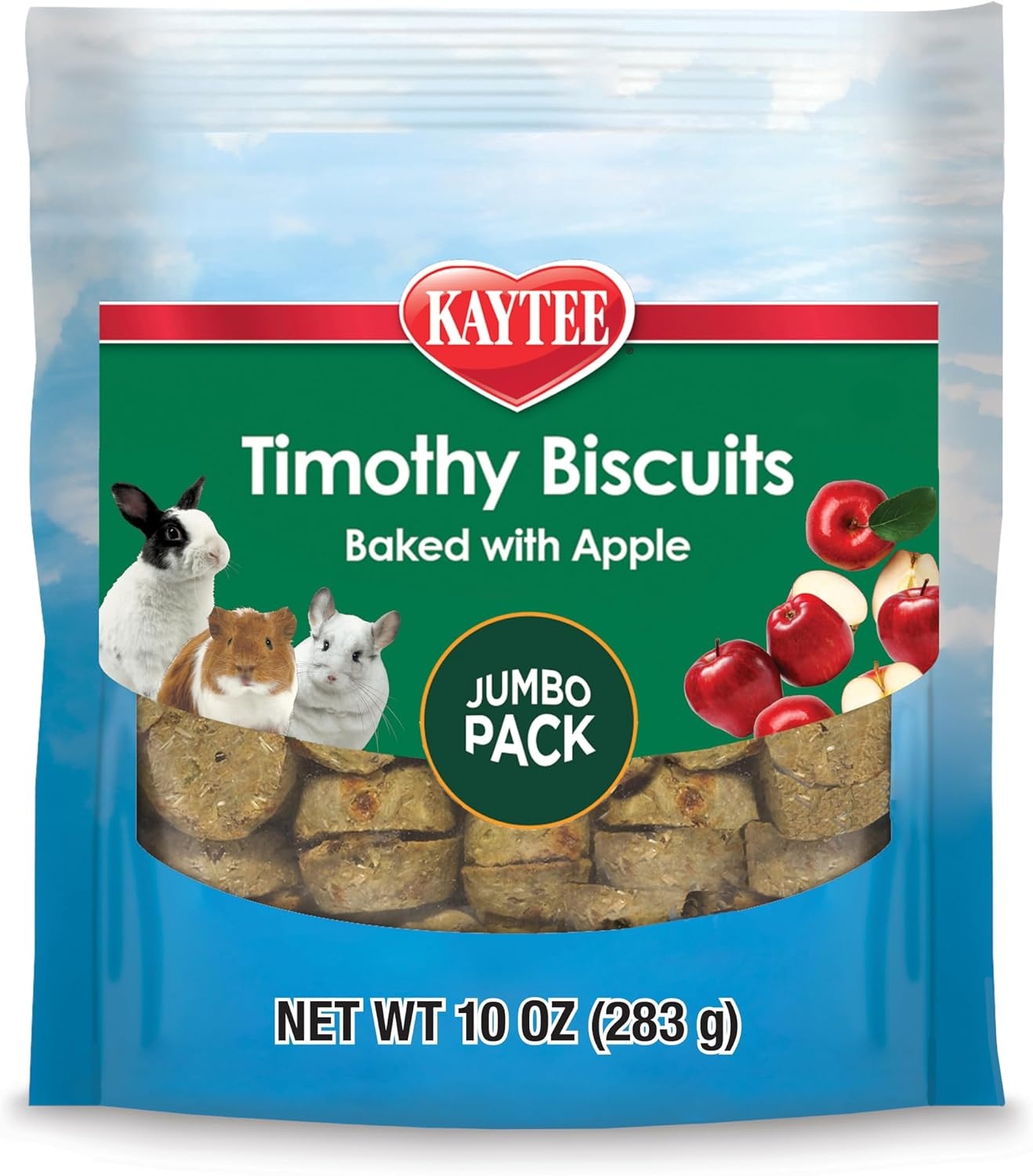 image:imageKaytee Timothy Biscuits Timothy Hay Bunny Treats for Rabbits 4 OzApple