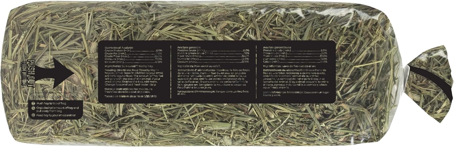 image:imageKaytee Timothy Hay High Fiber for Rabbits Guinea Pigs 48 Ounces2 Pound Pack of 1