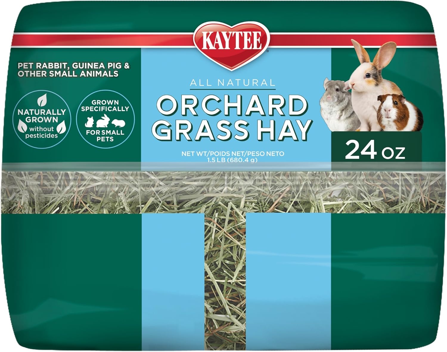image:imageKaytee Timothy Hay amp Orchard Grass for Guinea Pigs Rabbits amp Other Small Animals 48 oz15 Pound Pack of 1