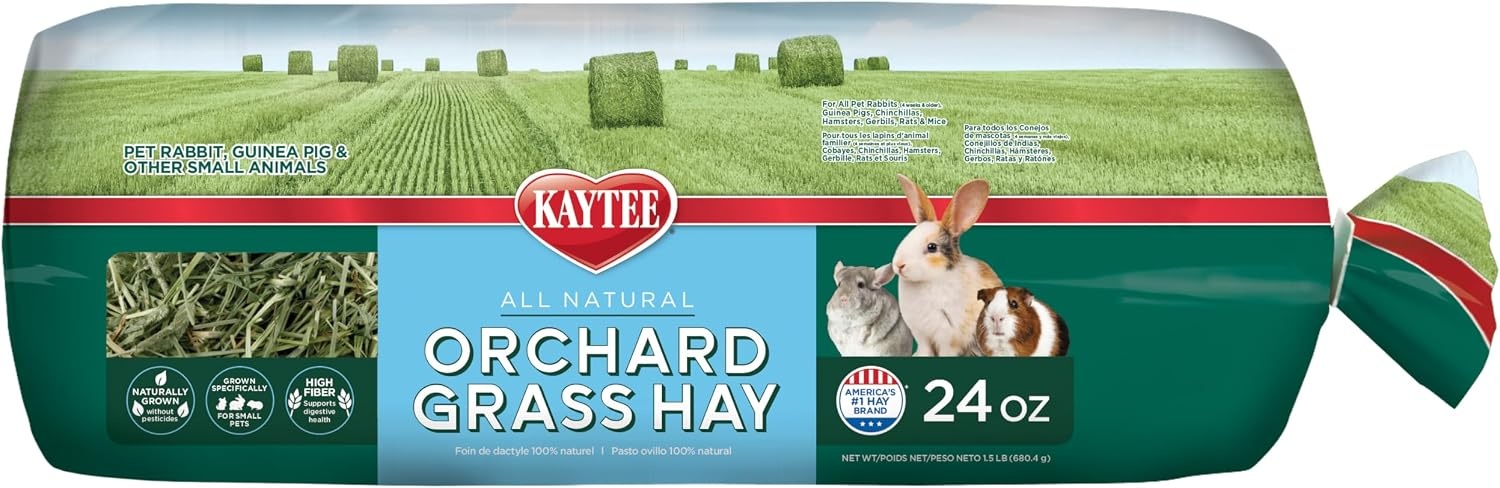 image:imageKaytee Timothy Hay amp Orchard Grass for Guinea Pigs Rabbits amp Other Small Animals 48 oz15 Pound Pack of 1