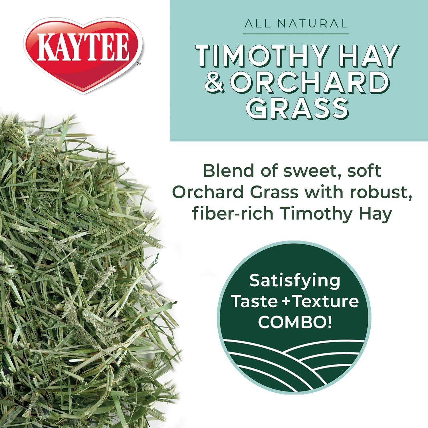 image:imageKaytee Timothy Hay amp Orchard Grass for Guinea Pigs Rabbits amp Other Small Animals 48 oz3 Pound Pack of 1