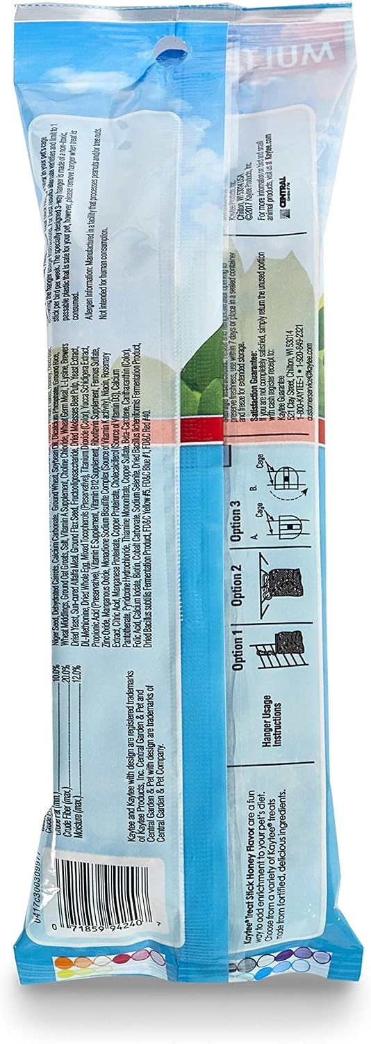 image:imageKaytee Treat Stick Honey Flavor for Cockatiel Bird Treats 8 Oz8 Ounce Pack of 1