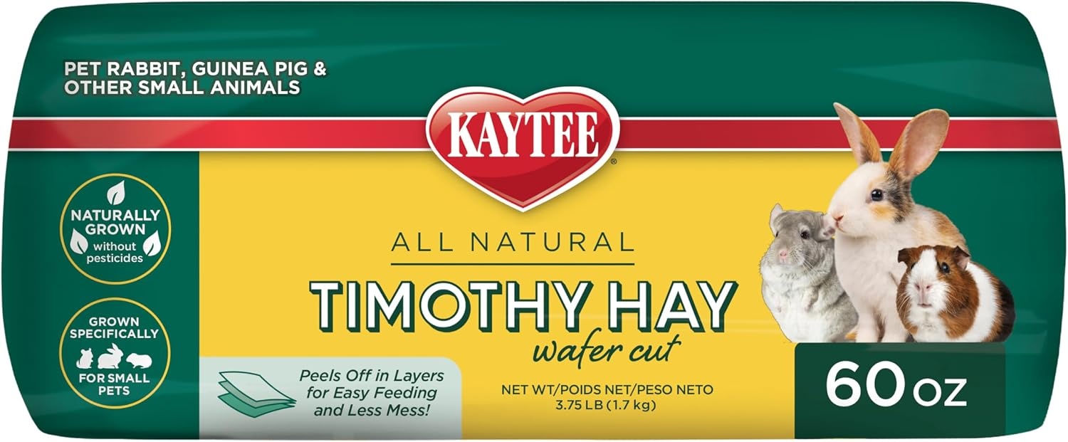 image:imageKaytee Wafer Cut Timothy Hay for Rabbit amp Guinea Pigs 180 Ounce375 Pound Pack of 1