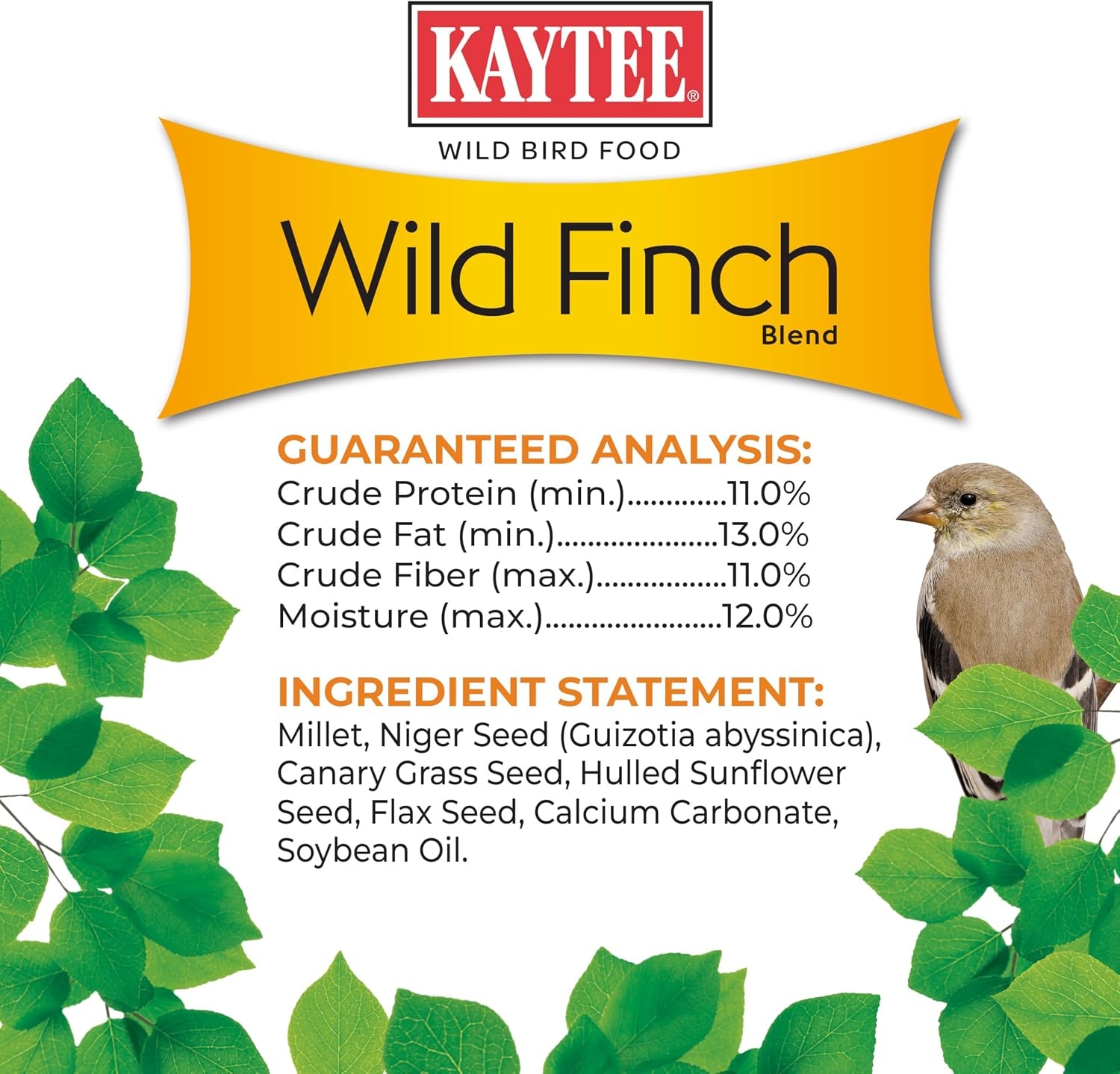 image:imageKaytee Wild Bird Finch Food Blend 3 lb8 Pound Pack of 1