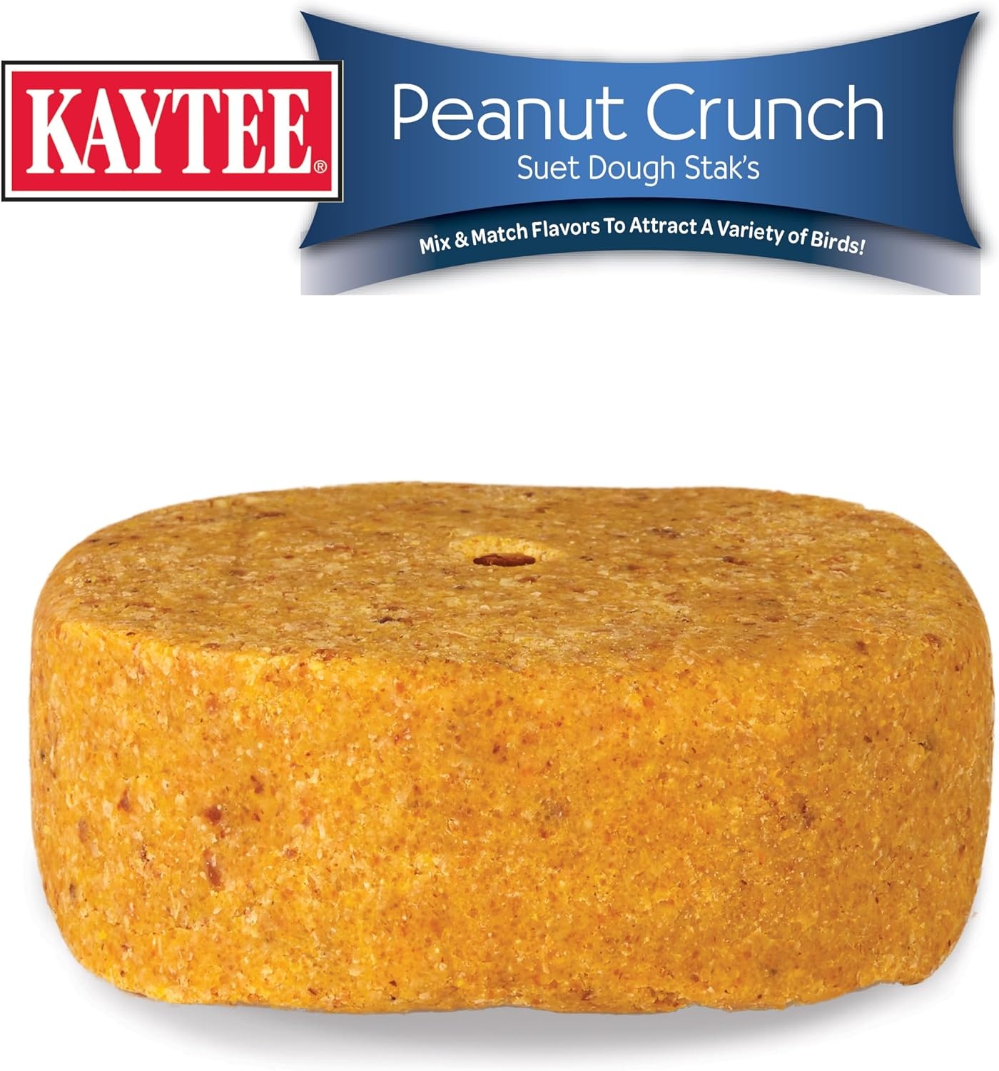 image:imageKaytee Wild Bird Food Peanut Crunch Suet Dough Stak 145 ozPeanut Crunch