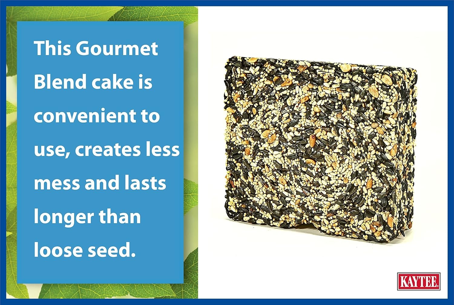 image:imageKaytee Wild Bird Gourmet Seed Cake For Cardinals Chickadees Juncos Titmice Woodpeckers and More 2 Pounds32 Ounce Pack of 2