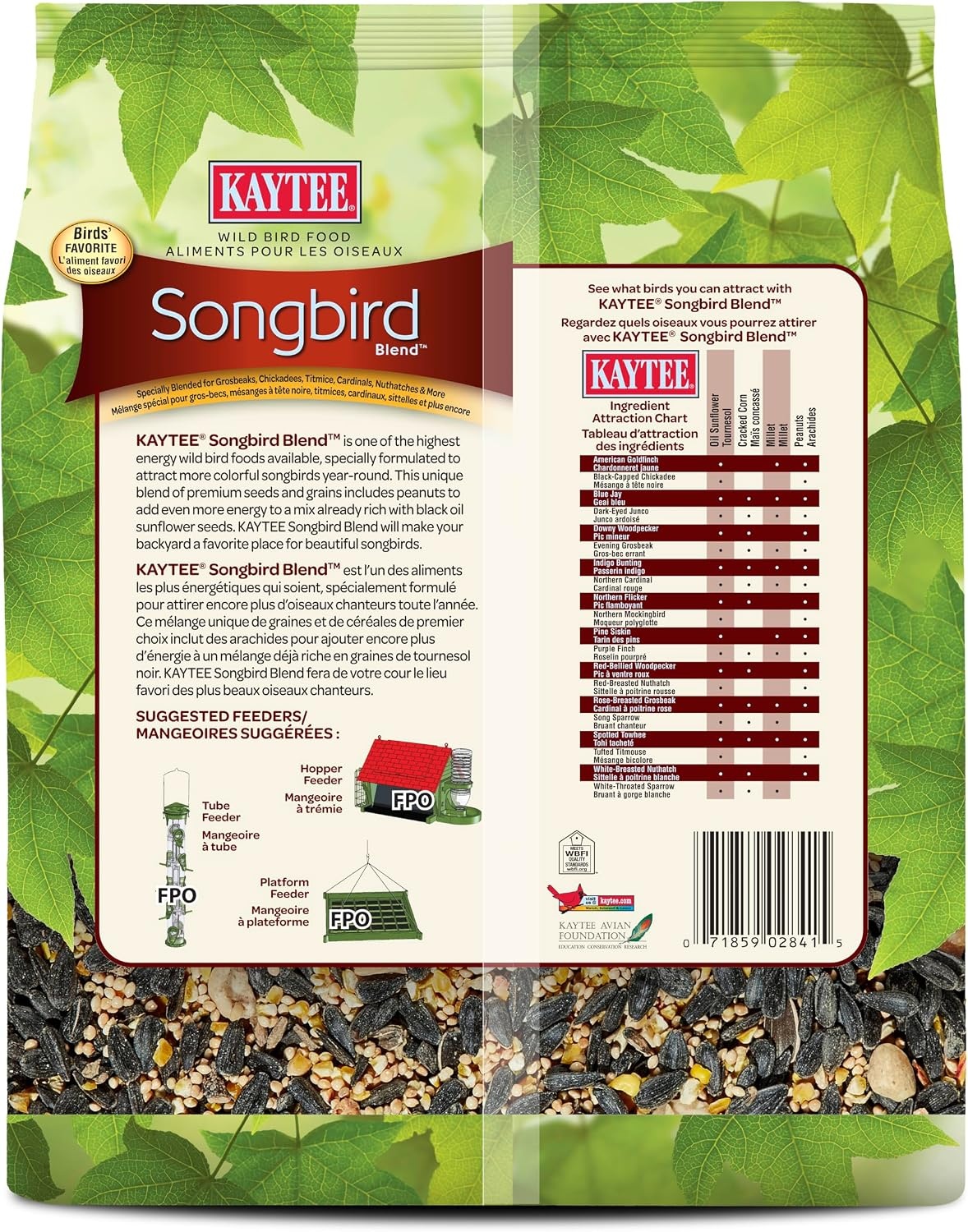 image:imageKaytee Wild Bird Songbird Blend Food Seed 7 Pound5 Pound Pack of 1