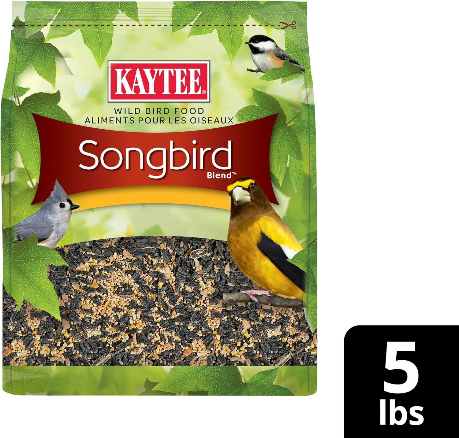image:imageKaytee Wild Bird Songbird Blend Food Seed 7 Pound5 Pound Pack of 1