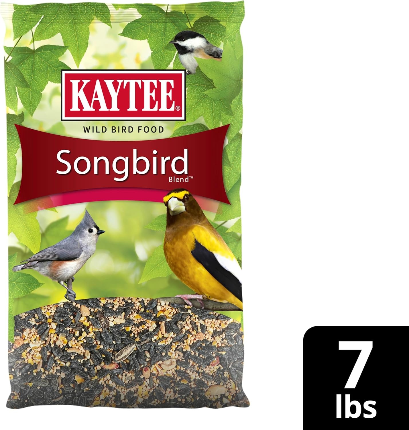 image:imageKaytee Wild Bird Songbird Blend Food Seed 7 Pound7 Pound Pack of 1