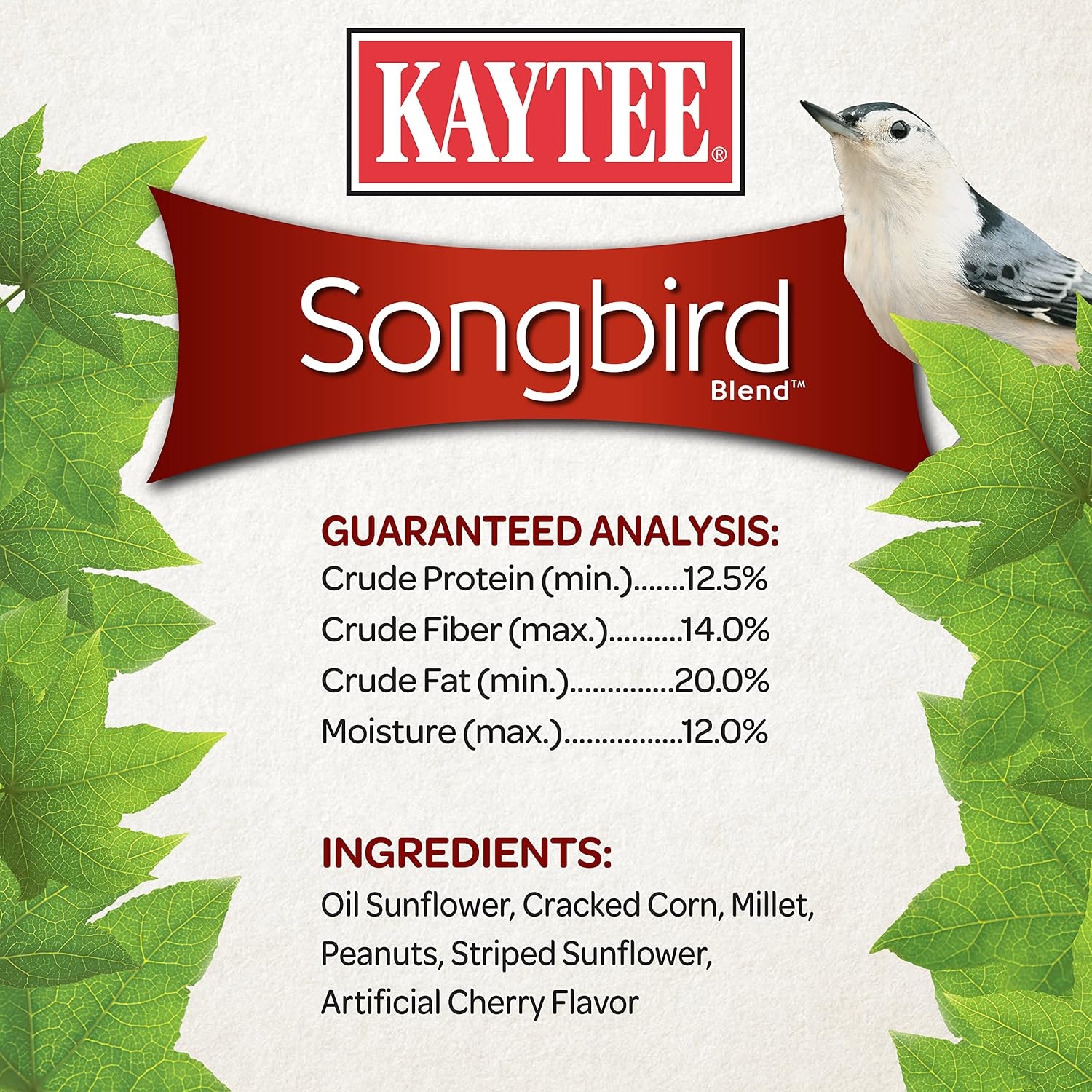 image:imageKaytee Wild Bird Songbird Blend Food Seed 7 Pound7 Pound Pack of 2