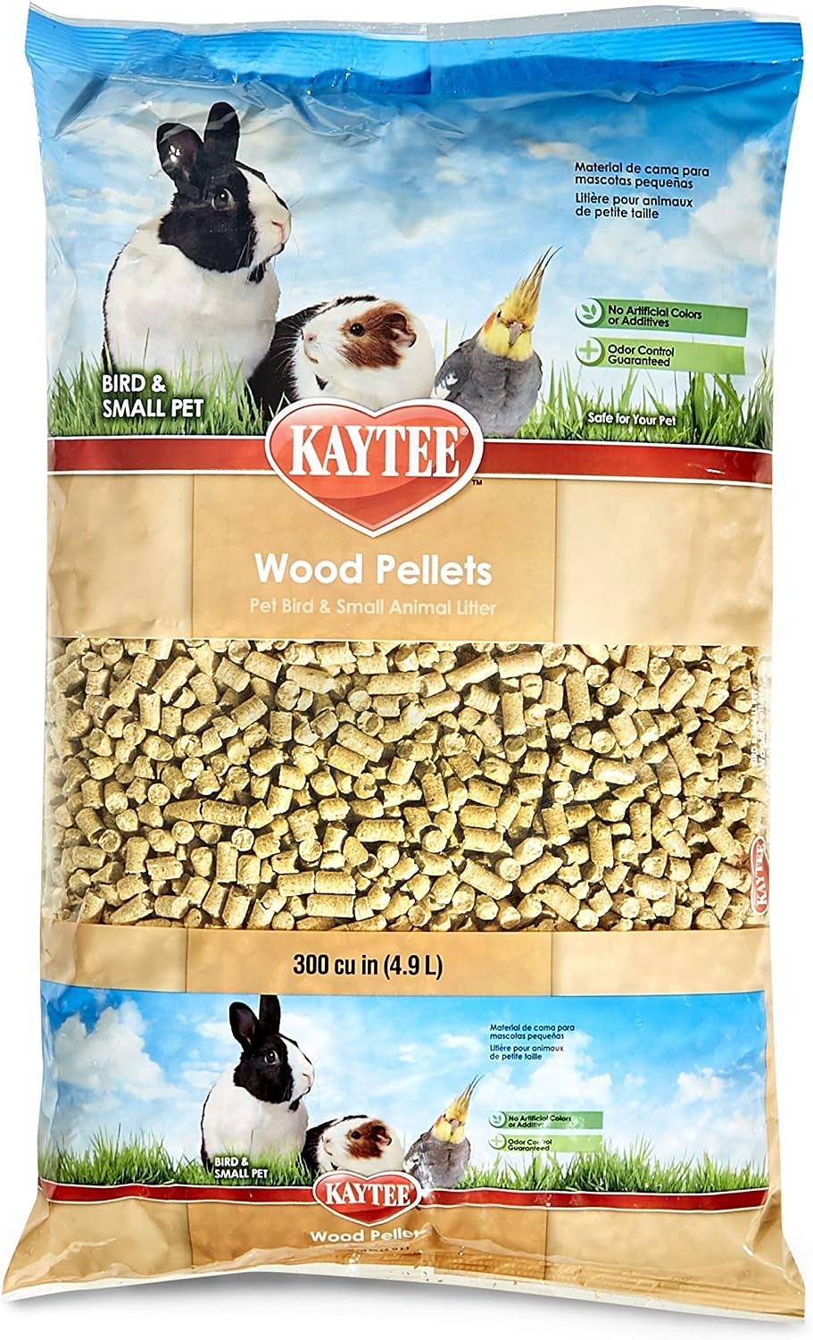 image:imageKaytee Wood Pellets Pet Bird amp Small Animal Litter 8 lb Bag165 Fl Oz Pack of 6