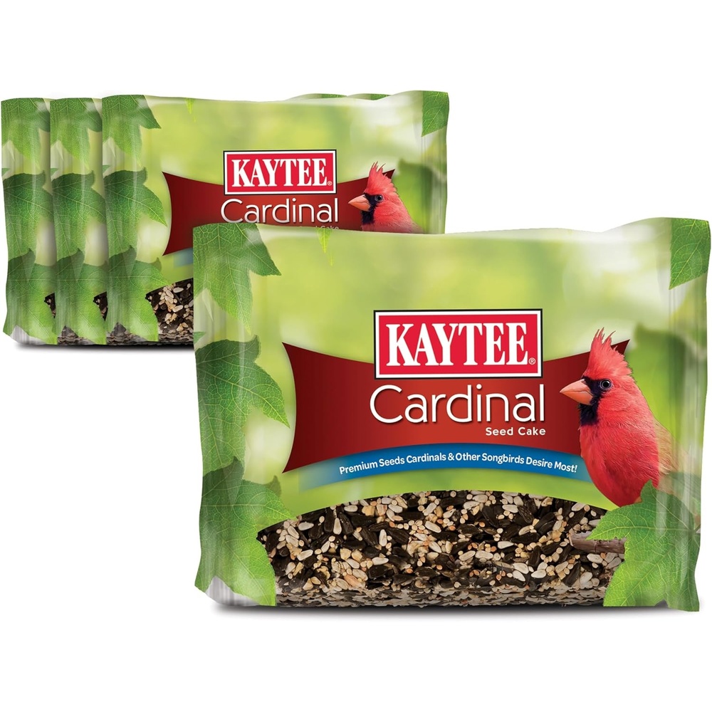 image:imageKaytee CornaPlenty Seed Cake Food for Wild Squirrels Chipmunks Rabbits amp Other Backyard Wildlife 25 Pounds 4 CountCardinal 4 Count