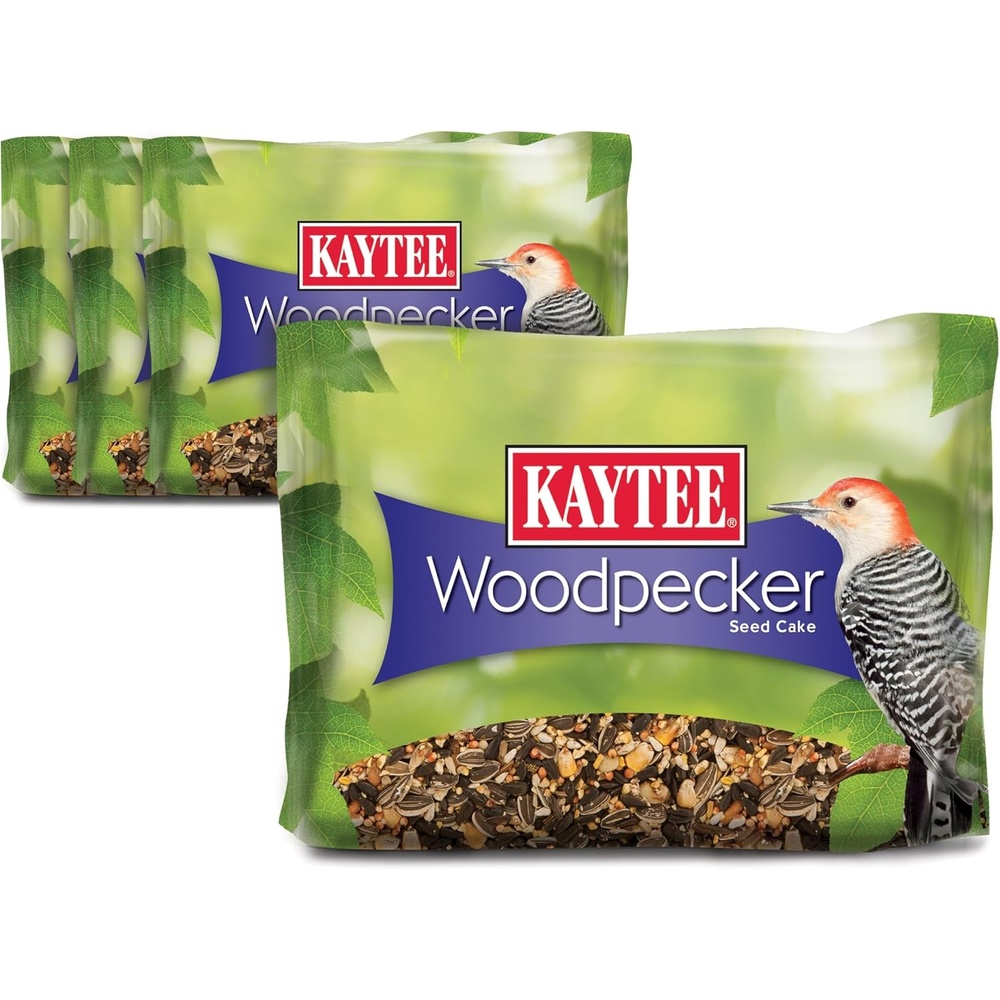 image:imageKaytee CornaPlenty Seed Cake Food for Wild Squirrels Chipmunks Rabbits amp Other Backyard Wildlife 25 Pounds 4 CountWoodpecker 4 Count