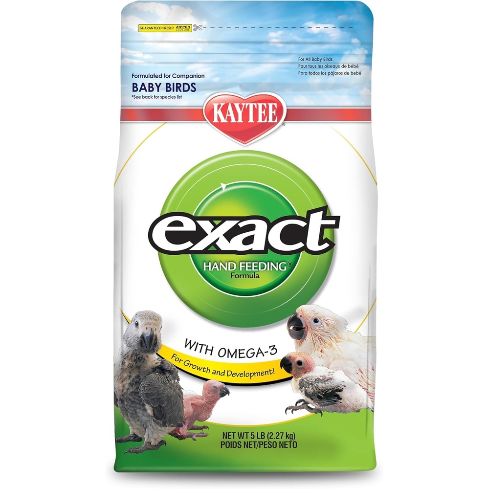 image:imageKaytee Exact Hand Feeding Formula Baby Bird Food for Baby Birds 5 Pounds5 Pound Pack of 1