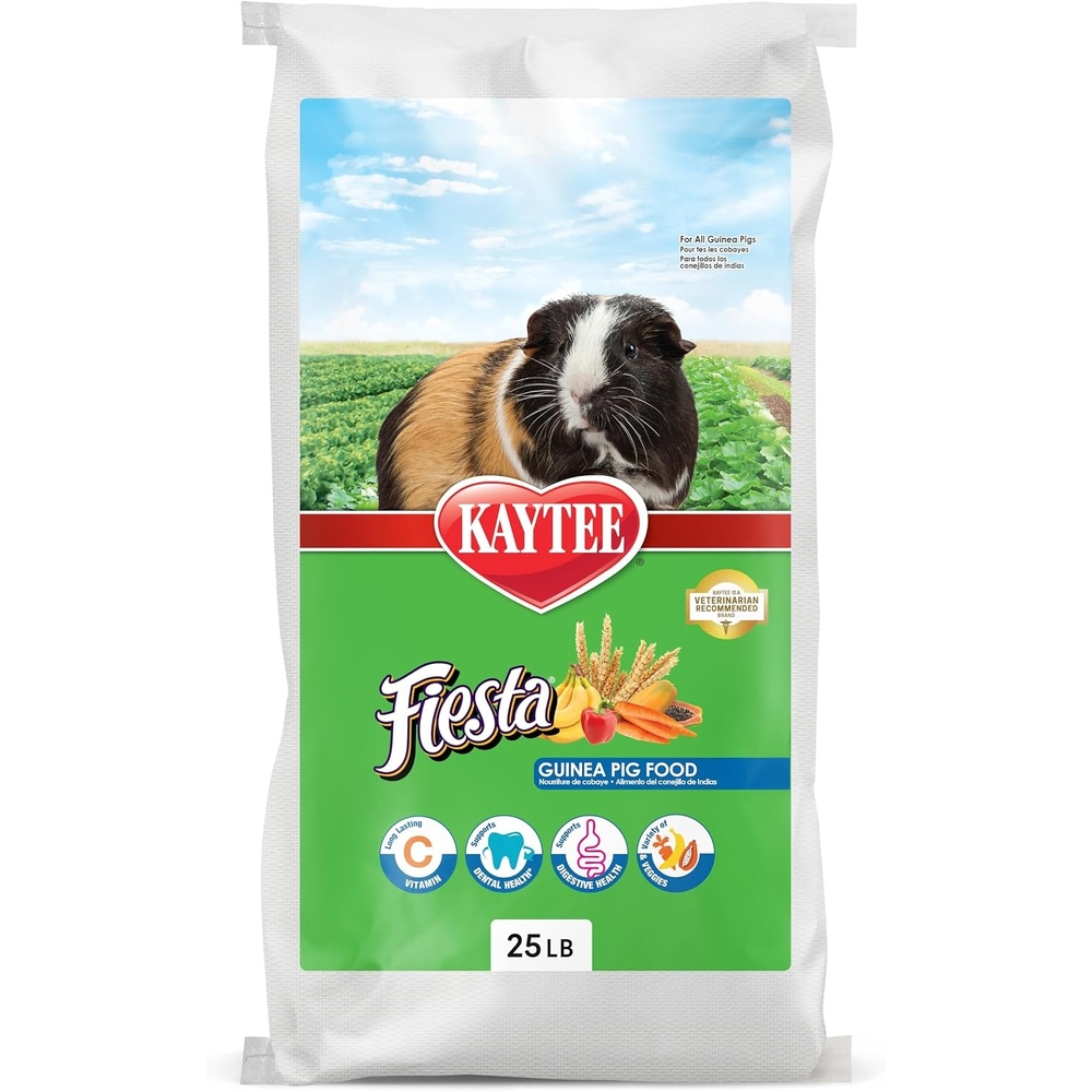 image:imageKaytee Fiesta Guinea Pig Food Nutritious Blend 25 Pounds25 Pound Pack of 1