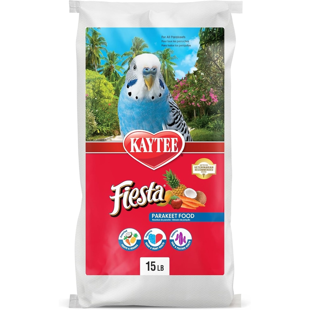 image:imageKaytee Fiesta Parakeet Food Nutritious and Fun Blend 2 Pounds15 Pound Pack of 1