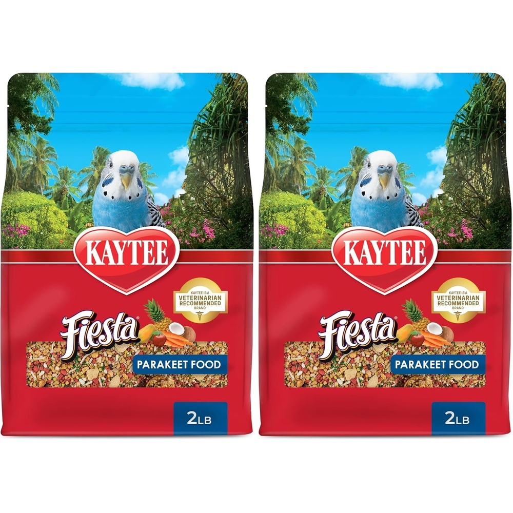 image:imageKaytee Fiesta Parakeet Food Nutritious and Fun Blend 2 Pounds2 Pound Pack of 2
